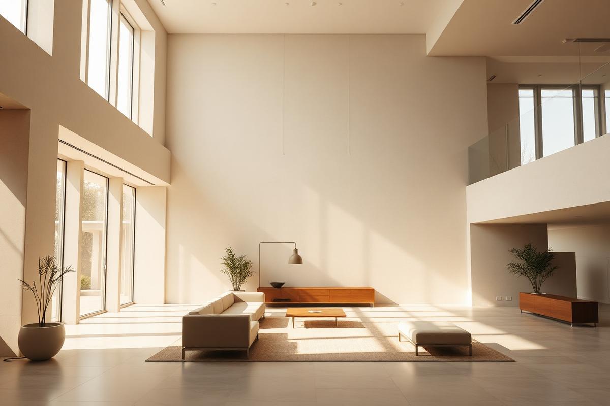 Modern minimalist kitchen interior design showcasing LISMORE's spatial planning